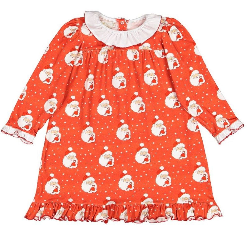 Red Santa Glows Nightgown