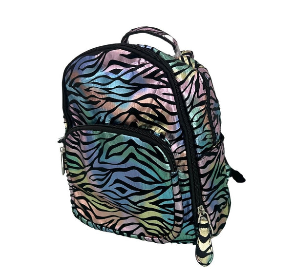 MINI Mochila Rainbow Zebra