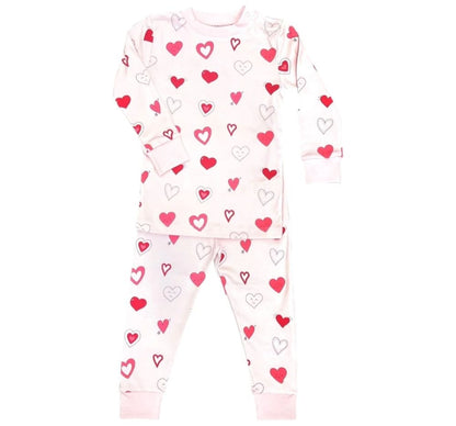 Pijama 2 Piezas Corazones