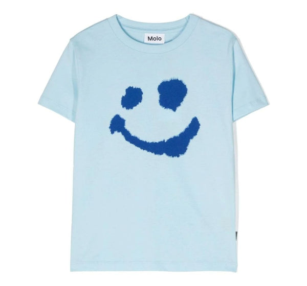 Playera Azul Smiling Face