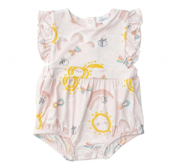 Inky Bees Pink Sunsuit