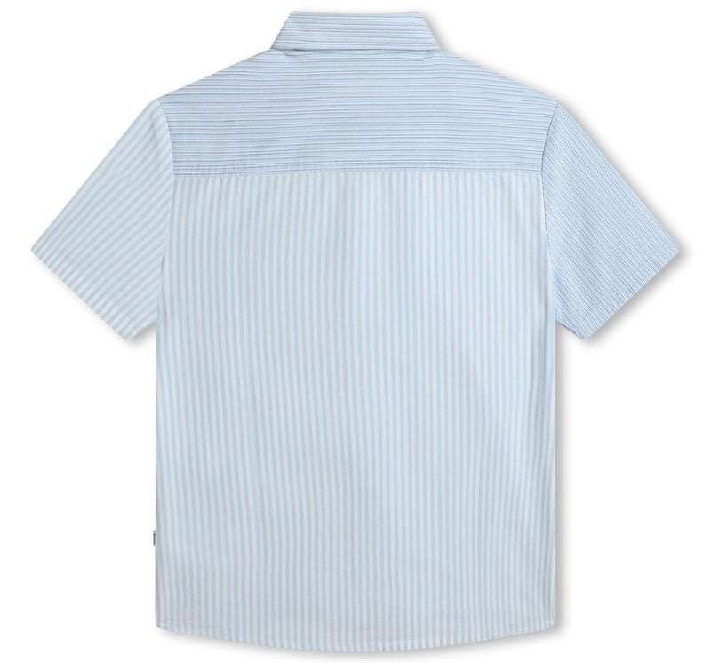 Camisa Rayas Azul/Blanco
