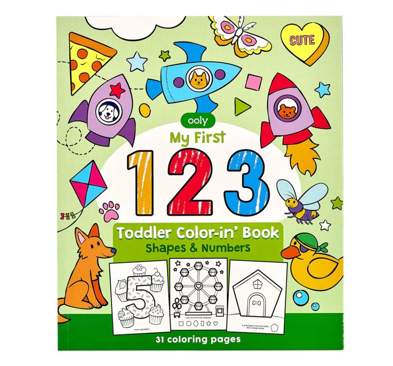 My First 123 Toddle  Color-in Book