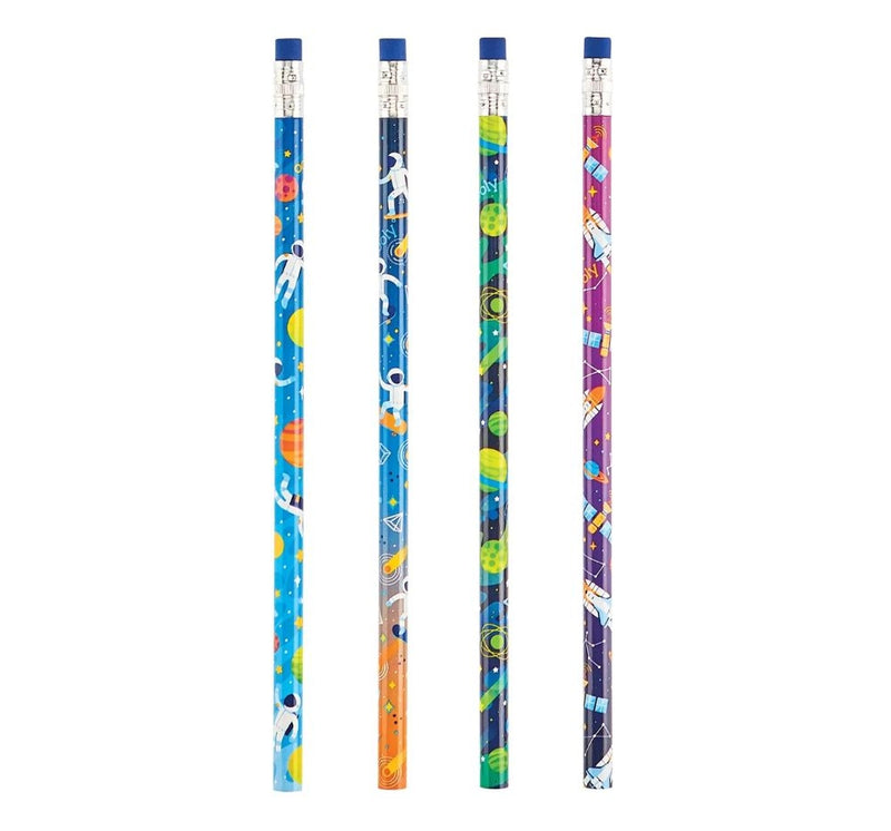 Set Of 12 Graphite Pencils Astronaut