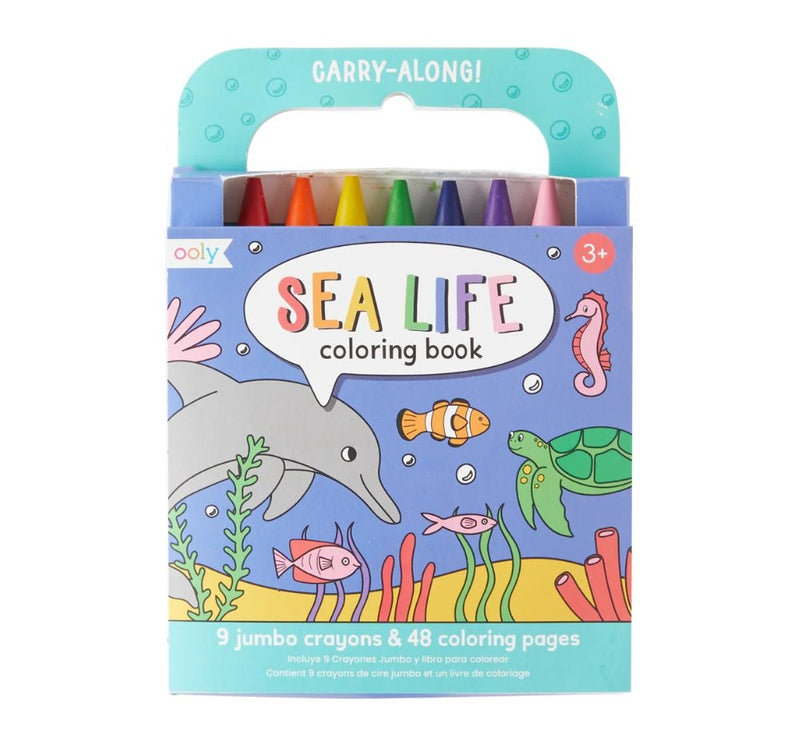 Carry Along Coloring  Book-Sea Life