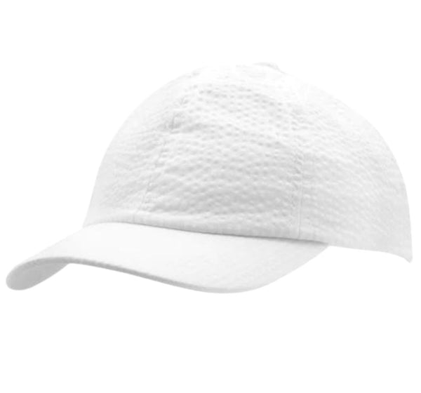 Gorra Seersucker Blanca TODDLER