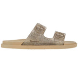 Sandalias Beige Glitter