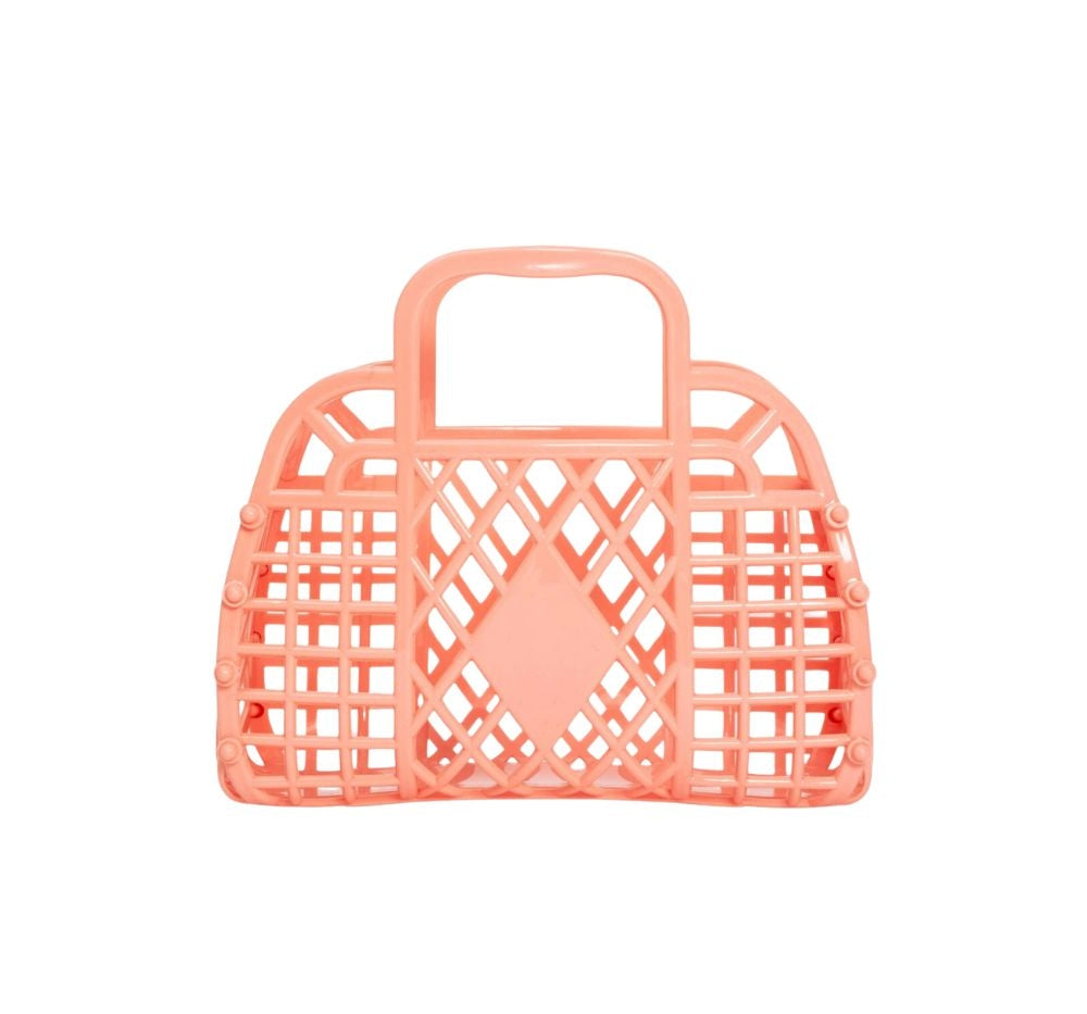 Retro Basket Mini Peach