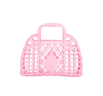 Retro Basket Mini Bubblegum Pink
