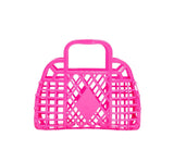 Retro Basket Mini Berry Pink