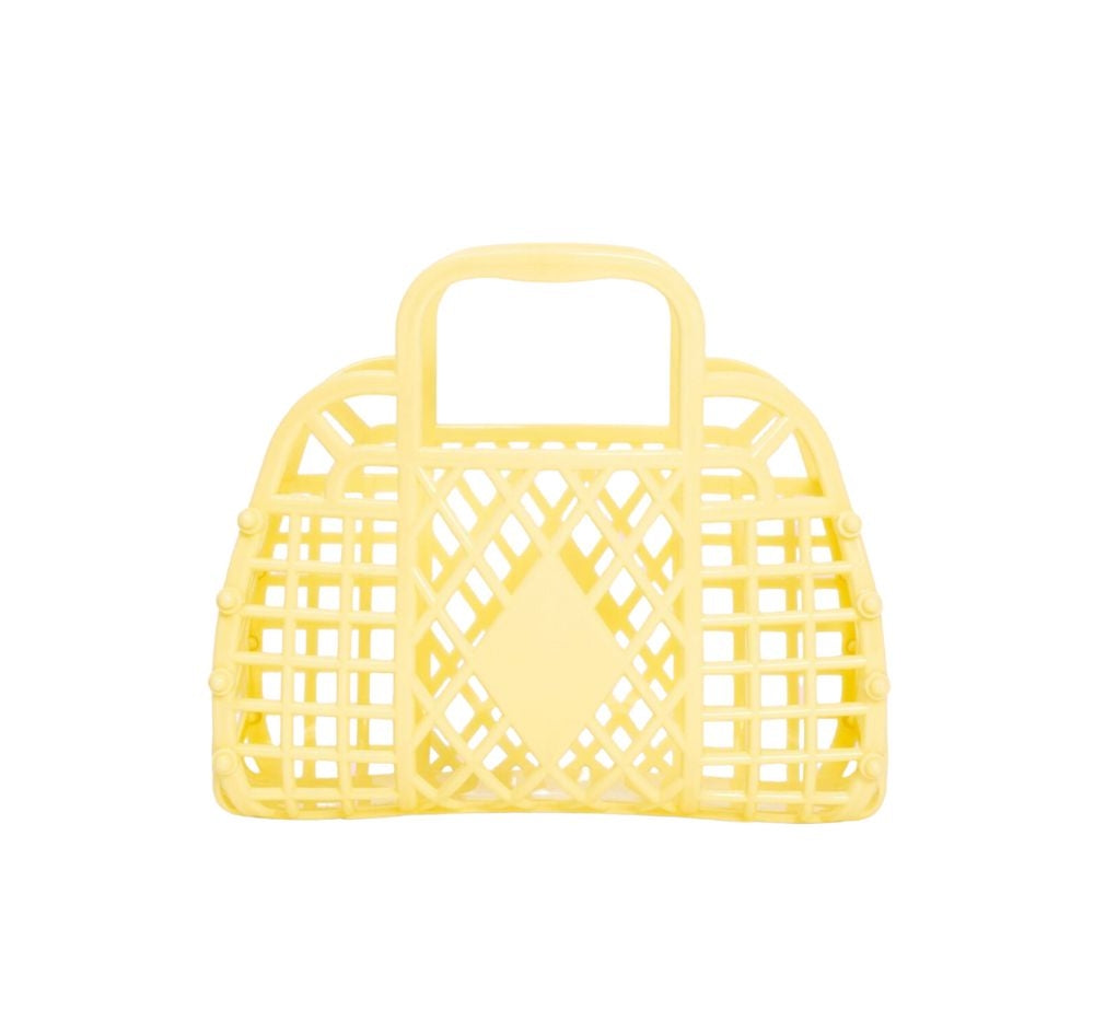 Retro Basket Mini Yellow