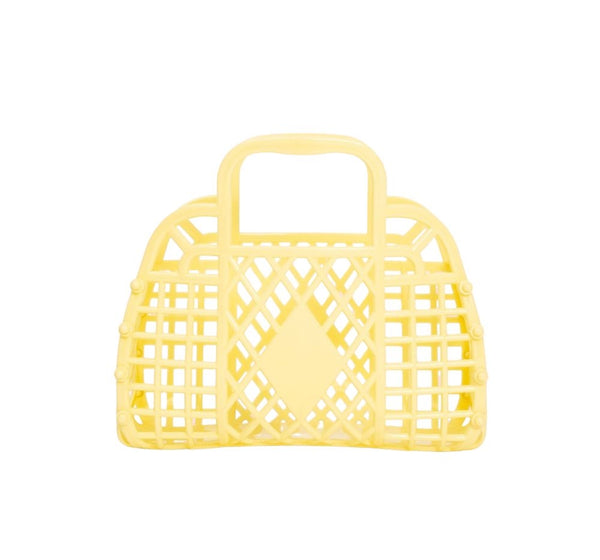 Retro Basket Mini Yellow