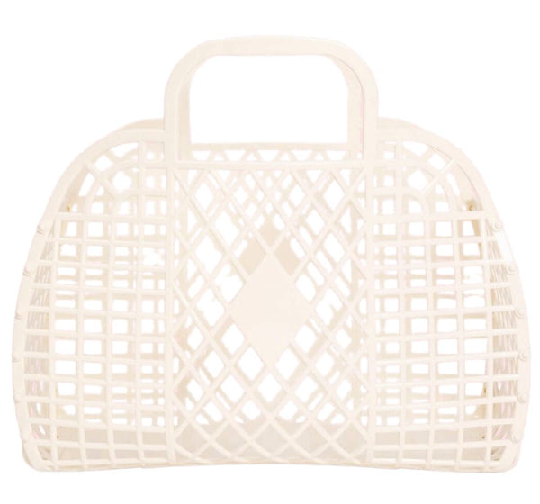 Retro Basket Large Cream